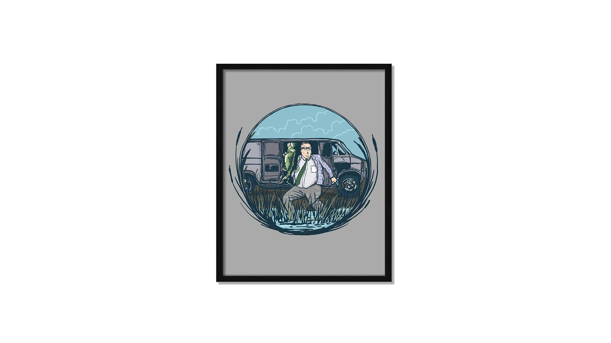 Paper w/ Black Frame